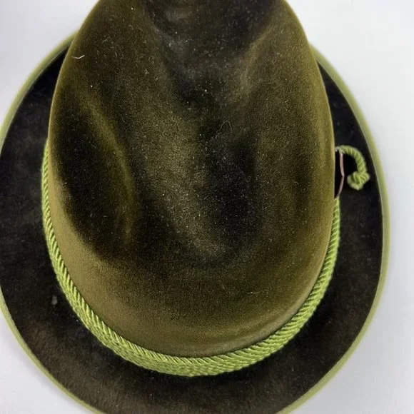 SOLD - Vintage Dobbs Game Bird Fedora Hat - Picture 7 of 9